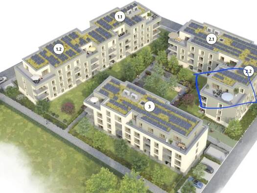 Penthouse zur Miete 2.072 € 4 Zimmer 131 m² Geschoss 1/3 frei ab 01.10.2026 Dörnigheim Maintal 63477