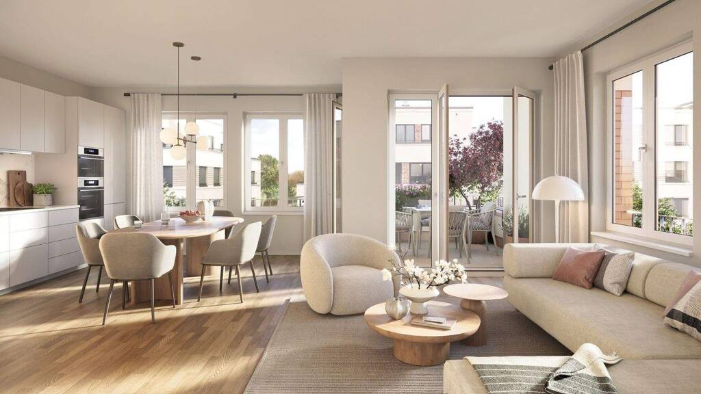 Wohnung zum Kauf - Erstbezug provisionsfrei 599.500 € 3 Zimmer 77,2 m² 2. Geschoss Georg-Hermann-Allee 117 Bornstedter Feld Potsdam 14469