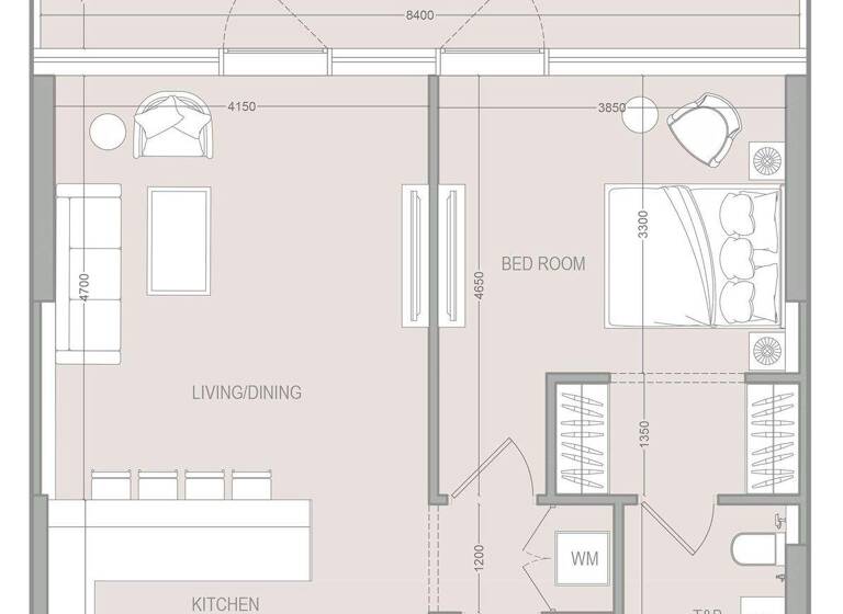 Wohnung zum Kauf provisionsfrei 450.263 € 2 Zimmer 79,5 m² Dubai 00000