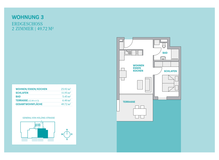 Wohnung zum Kauf provisionsfrei 317.000 € 2 Zimmer 49,7 m² Bollschweil 79283