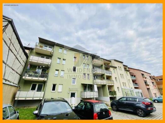 Wohnung zur Miete 350 € 2 Zimmer 53,8 m² 2. Geschoss frei ab sofort Geraer Straße 20 Weida 07570