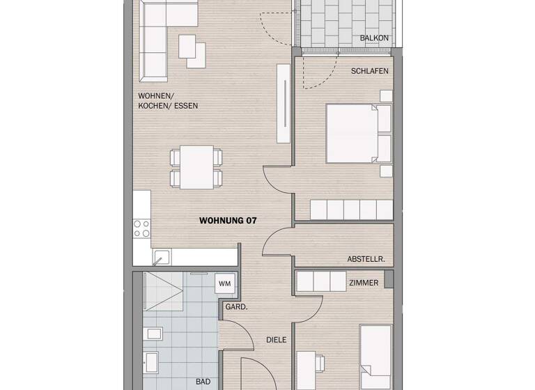 Wohnung zum Kauf - Erstbezug 525.900 € 3 Zimmer 86,5 m² Schnait Weinstadt 71384
