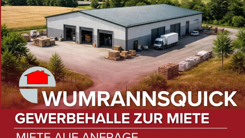 Lagerhalle zur Miete - Erstbezug provisionsfrei 600 m² Lagerfläche Wurmannsquick 84329