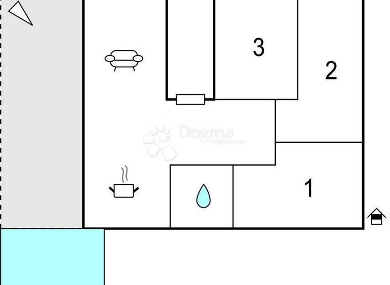 Wohnung zum Kauf 830.000 € 4 Zimmer 90 m² 1. Geschoss Centar