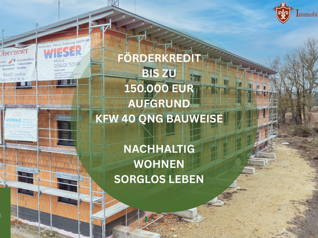 Wohnung zum Kauf - Erstbezug provisionsfrei 413.714 € 4 Zimmer 99,7 m² 2. Geschoss Mammingerschwaigen Mamming 94437