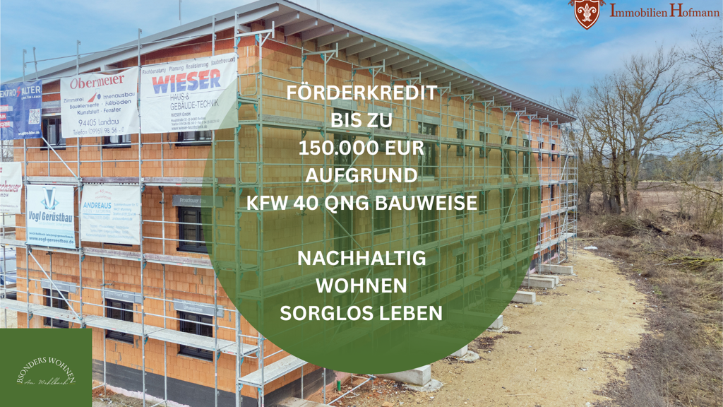 Wohnung zum Kauf - Erstbezug provisionsfrei 413.714 € 4 Zimmer 99,7 m² 2. Geschoss Mammingerschwaigen Mamming 94437