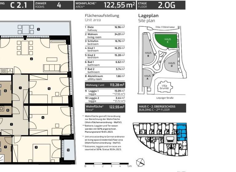 Wohnung zur Miete 2.206 € 4 Zimmer 122,6 m²<br/>Wohnfläche 2.<br/>Geschoss ab sofort<br/>Verfügbarkeit Leipziger Str. 35 c Leipziger Vorstadt Dresden 01097
