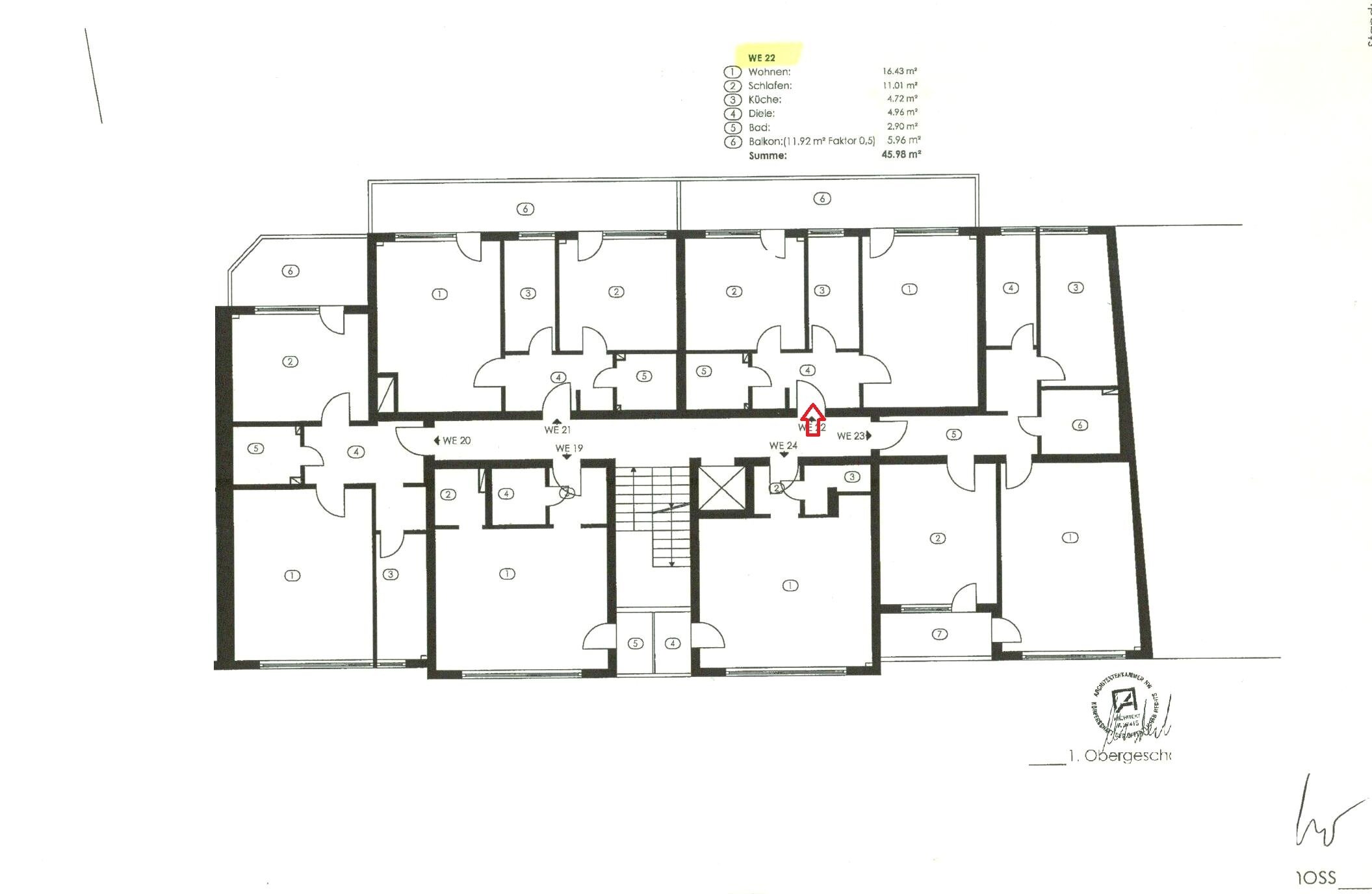 Wohnung zum Kauf provisionsfrei als Kapitalanlage geeignet 265.000 € 2 Zimmer 46 m²<br/>Wohnfläche Sülz Köln 50937