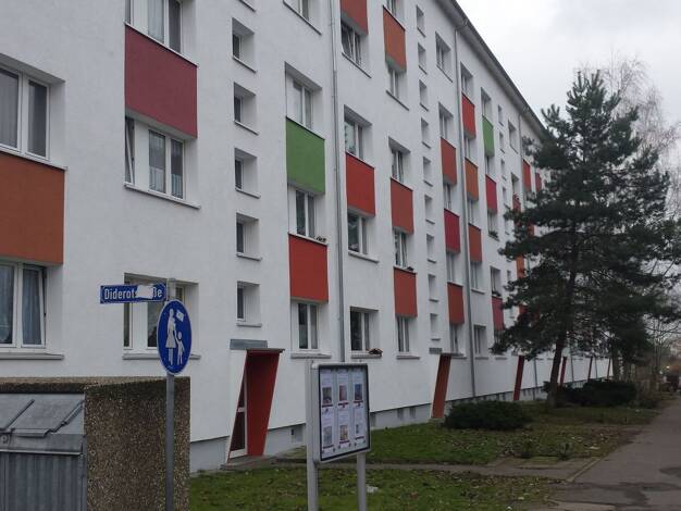 Wohnung zur Miete 394 € 2 Zimmer 46,3 m² 4. Geschoss Diderotstraße 31 Möckern Nordwest 04159
