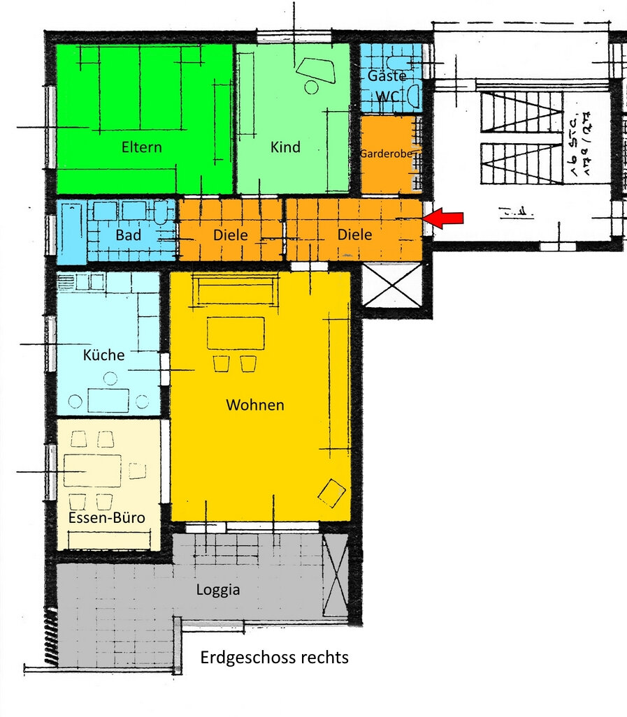 Wohnung zur Miete 850 € 3 Zimmer 89 m²<br/>Wohnfläche EG<br/>Geschoss 01.01.2025<br/>Verfügbarkeit Steinbüchel Leverkusen / Steinbüchel 51377