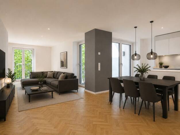 Wohnung zum Kauf 1.150.000 € 3 Zimmer 102 m² 1. Geschoss Westend-Süd Innenstadt II 60325