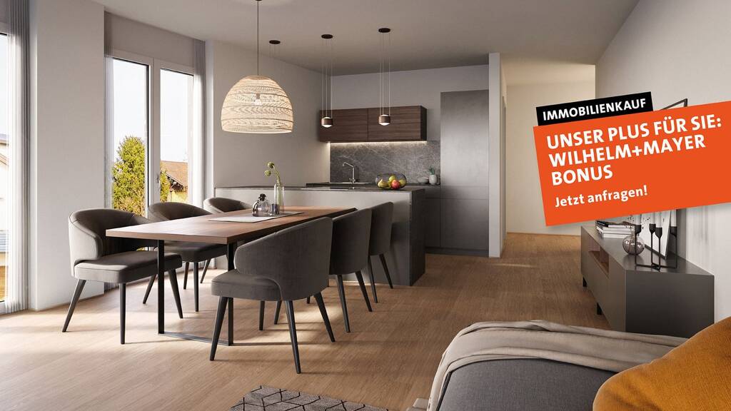 Wohnung zum Kauf - Erstbezug provisionsfrei 608.000 € 4 Zimmer 93,3 m² 1. Geschoss Reichshofstraße 4 Mäder 6841