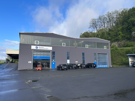 Produktionshalle zur Miete 3.860 m² Lagerfläche teilbar ab 750 m² Oberbieler Straße 1 Niederbiel Solms 35606