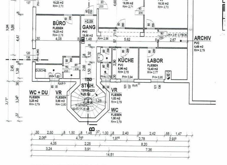 Büro zur Miete 1.149 € 5 Zimmer 130 m² Bürofläche Tattendorfer Gasse Tribuswinkel 2512