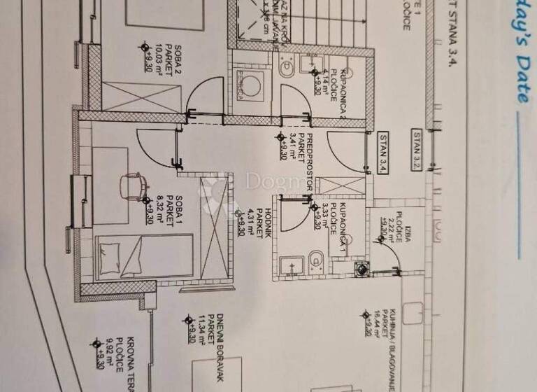 Wohnung zum Kauf 415.000 € 3 Zimmer 90 m² 3. Geschoss Cres