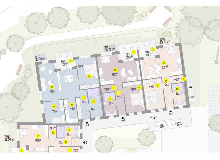 Penthouse zum Kauf provisionsfrei 496.400 € 3 Zimmer 84 m²<br/>Wohnfläche Puschendorf 90617