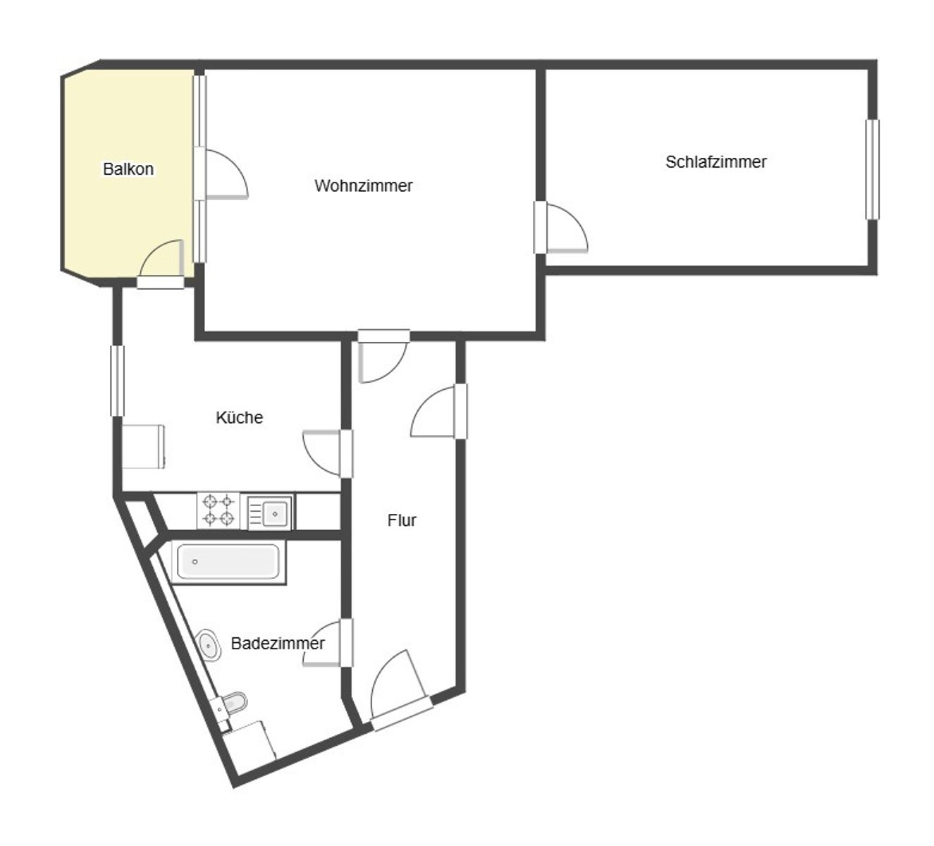 Wohnung zum Kauf 69.900 € 2 Zimmer 71,4 m²<br/>Wohnfläche 2.<br/>Geschoss Sonnenberg 211 Chemnitz 09130