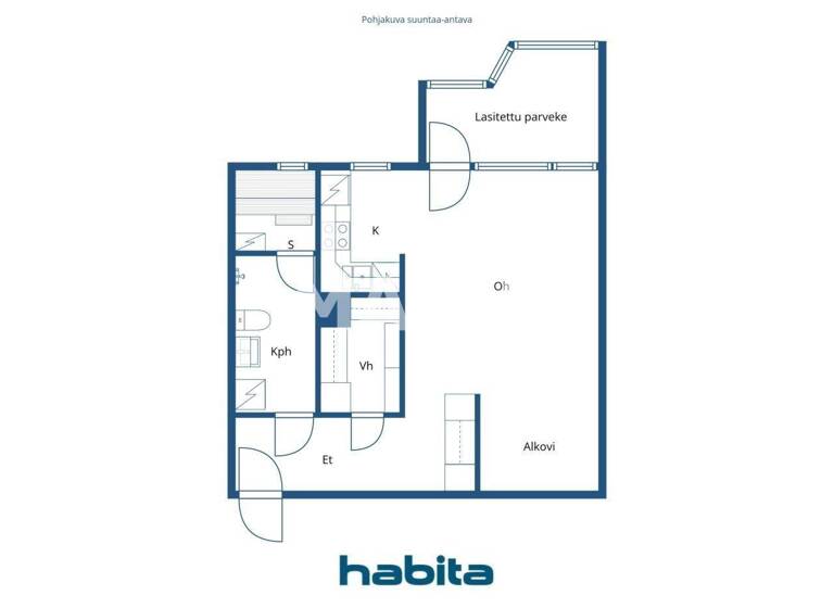 Studio zum Kauf 42.000 € 1 Zimmer 48 m² 3. Geschoss Porvarinpolku 1 Kouvola 45610