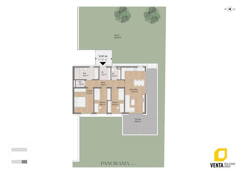 Wohnung zum Kauf 669.000 € 4 Zimmer 91,5 m² 1. Geschoss Waltendorfer Hauptstraße 54a Waltendorf Graz 8010