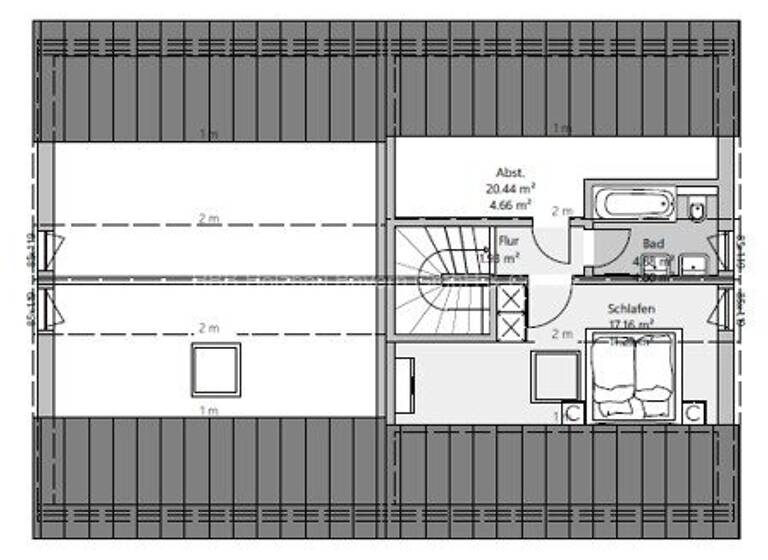 Doppelhaushälfte zum Kauf provisionsfrei 442.334 € 4 Zimmer 110 m² 185 m² Grundstück Ahornstraße Oberachdorf 93086