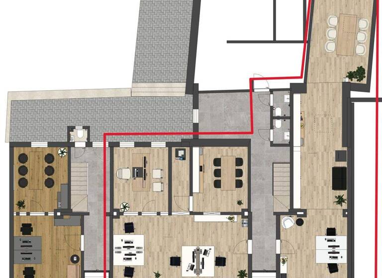 Bürofläche zur Miete 2.000 € 5 Zimmer 118 m² Bürofläche Elberfeld Wuppertal 42103