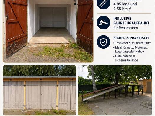 Garage zur Miete provisionsfrei 60 € 10 m² Am Hang 1 Pausitzer Delle Riesa 01589