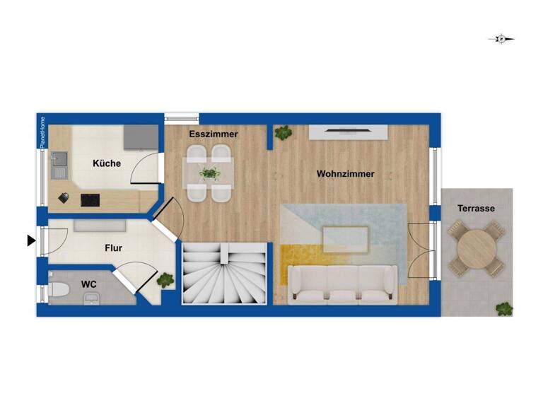 Reihenmittelhaus zum Kauf 349.000 € 3 Zimmer 80 m² 202 m² Grundstück Inningen Augsburg 86199