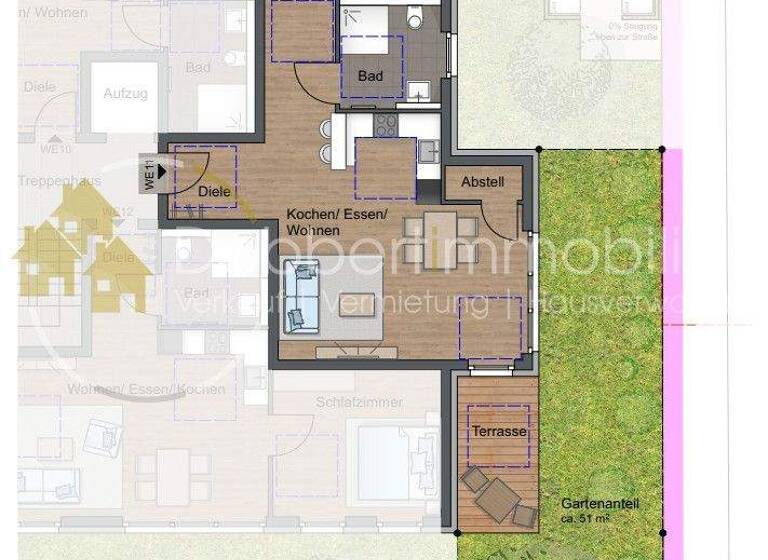 Wohnung zum Kauf - Erstbezug provisionsfrei 571.000 € 2 Zimmer 67,4 m² frei ab 01.11.2028 Hauptstraße 108 Vaihingen Stuttgart / Vaihingen 70563