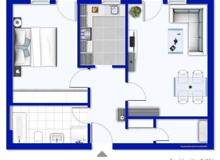 Wohnung zum Kauf 219.000 € 2 Zimmer 64 m² frei ab sofort Innenstadt Gütersloh 33330