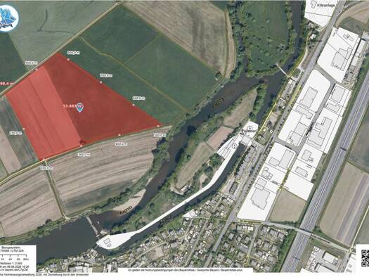 Land-/Forstwirtschaft zum Kauf provisionsfrei 53.600 m² Grundstück Wellerstadt Baiersdorf 91083