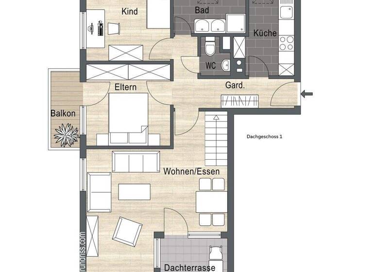 Maisonette zum Kauf 384.000 € 4 Zimmer 92,4 m² 1. Geschoss Weinsberg 74189