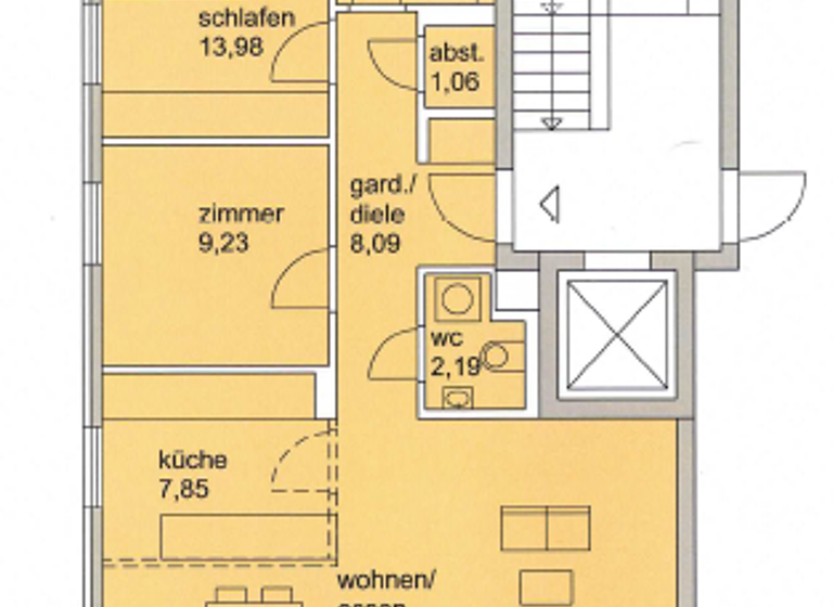 Wohnung zum Kauf 435.000 € 3 Zimmer 78,4 m² Rödelheim Frankfurt 60489