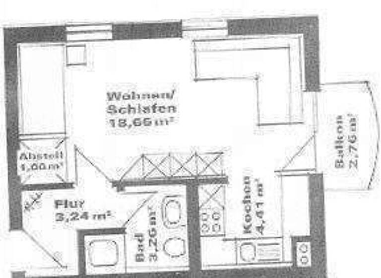 Studio zum Kauf 80.000 € 1 Zimmer 33 m² EG Briesnitz Dresden 01157