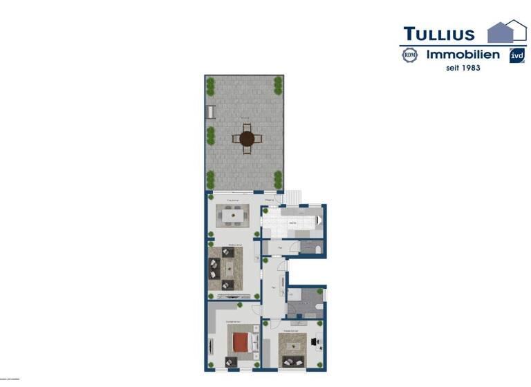 Wohnung zum Kauf 390.000 € 3 Zimmer 129 m² EG Gerschede Essen 45356