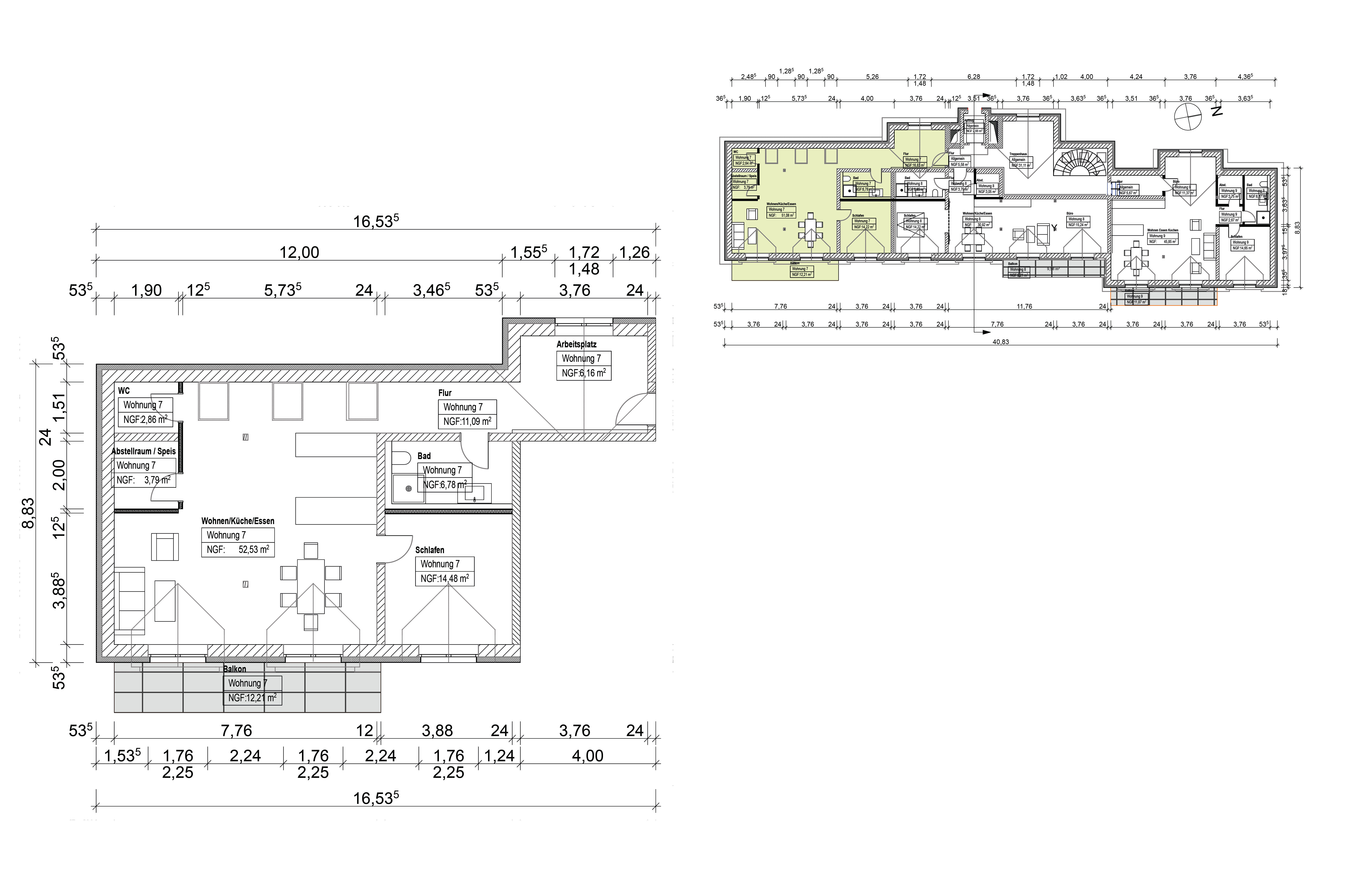 Wohnung zum Kauf 409.000 € 2 Zimmer 98 m²<br/>Wohnfläche 3.<br/>Geschoss Dietershan Fulda 36039