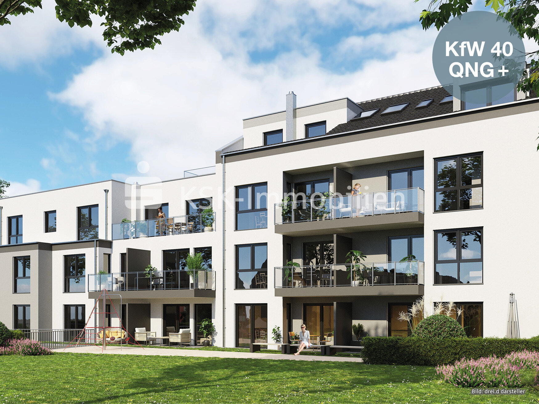 Wohnung zum Kauf 375.000 € 3 Zimmer 72,4 m²<br/>Wohnfläche 1.<br/>Geschoss Oberlar Troisdorf / Oberlar 53842