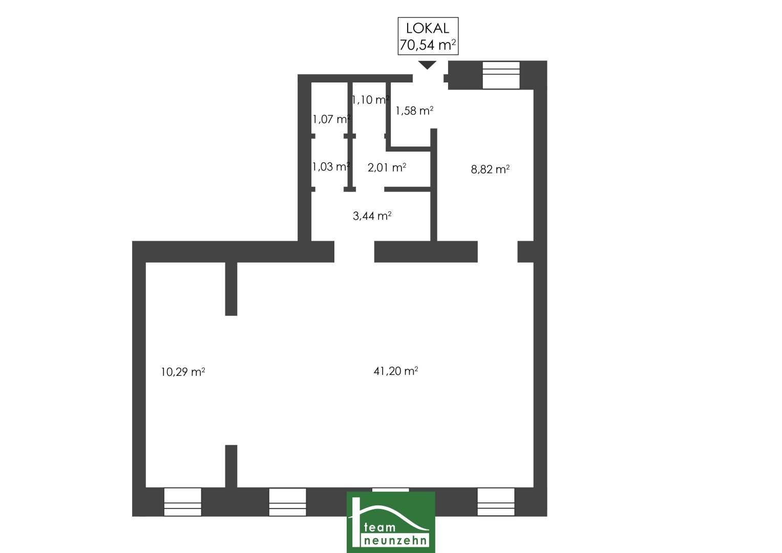 Wohnung zum Kauf 249.900 € 2 Zimmer 71 m²<br/>Wohnfläche EG<br/>Geschoss Czerninplatz 5 Wien 1020