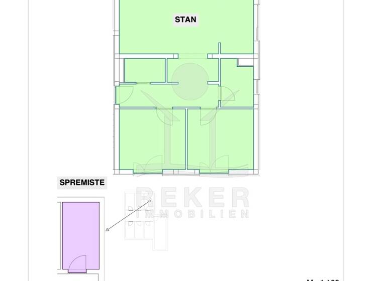 Wohnung zum Kauf - Erstbezug 325.000 € 3 Zimmer 91 m² 1. Geschoss Peroj