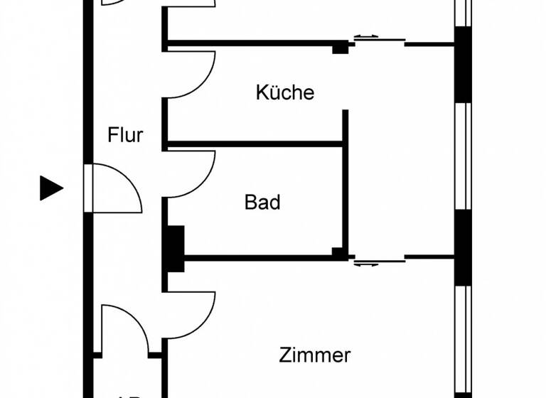 Wohnung zur Miete 557 € 2 Zimmer 71,4 m² 1. Geschoss Große Scharrnstraße 31 Frankfurt Frankfurt (Oder) 15230