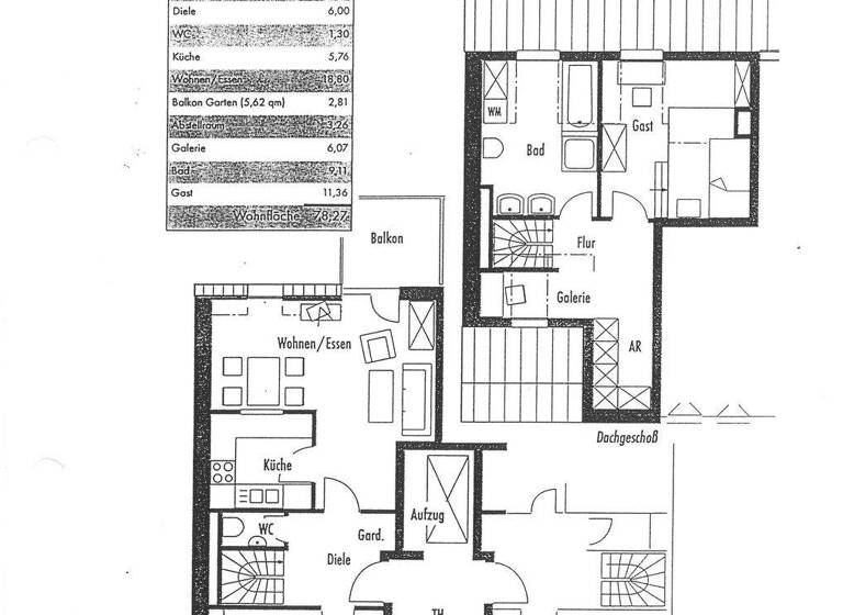 Maisonette zur Miete 353 € 3 Zimmer 78,3 m² 6. Geschoss frei ab sofort Goethestr. 101 Preißelpöhl Plauen 08525