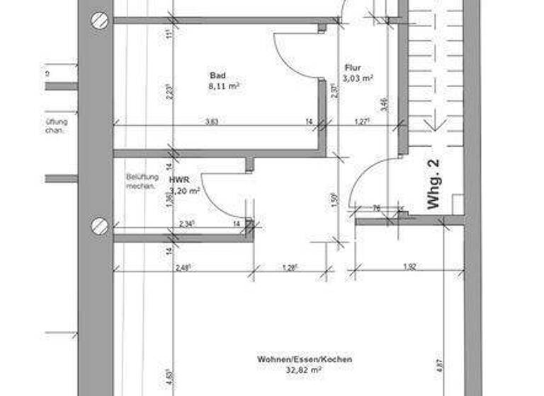 Wohnung zur Miete 715 € 2 Zimmer 62 m² 1. Geschoss frei ab 01.05.2026 Stade 21682