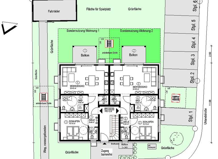 Maisonette zum Kauf provisionsfrei 499.000 € 4 Zimmer 97 m²<br/>Wohnfläche EG<br/>Geschoss Nehren 72147