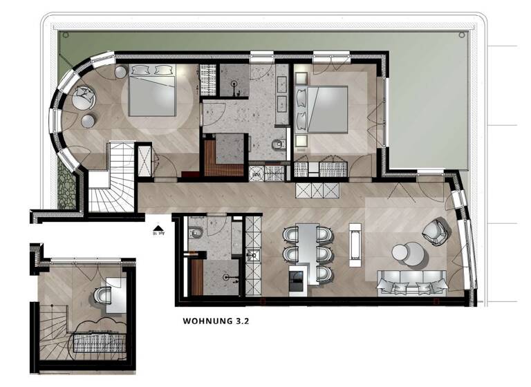 Penthouse zum Kauf 2.710.000 € 5 Zimmer 156,7 m² 3. Geschoss List auf Sylt 25992