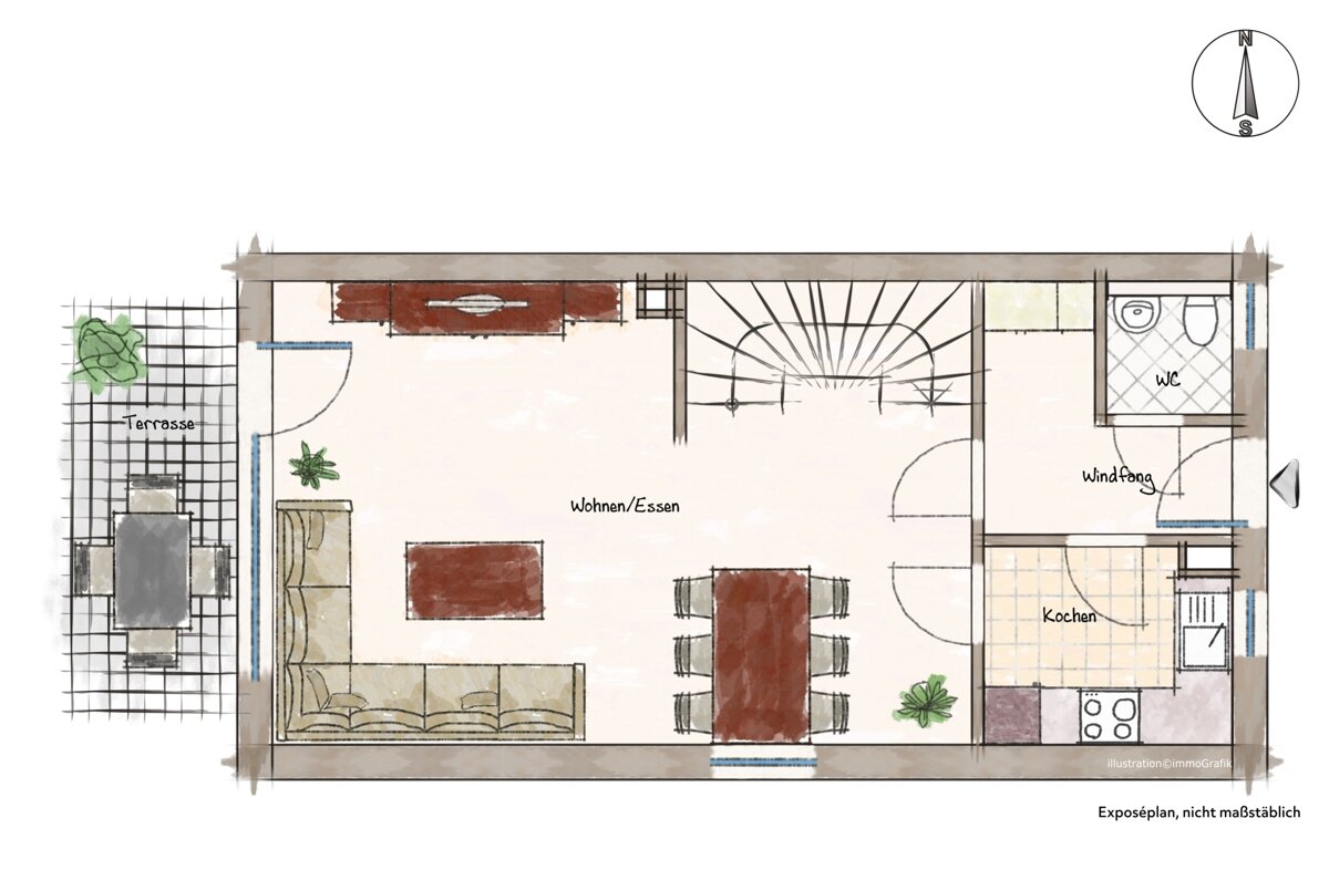 Reihenendhaus zum Kauf 598.800 € 5,5 Zimmer 122 m²<br/>Wohnfläche 152 m²<br/>Grundstück Hochzoll - Nord Augsburg-Hochzoll/Nord 86163