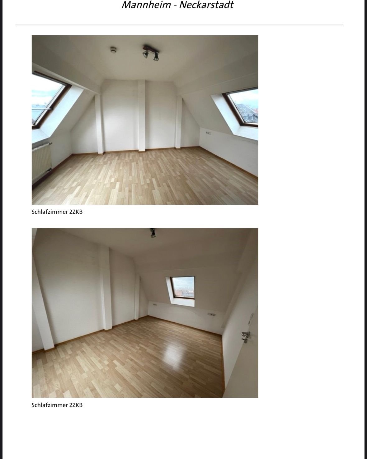 Wohnung zur Miete 800 € 2 Zimmer 45 m²<br/>Wohnfläche 4.<br/>Geschoss Waldhofstrasse Neckarstadt - Ost Mannheim 68169