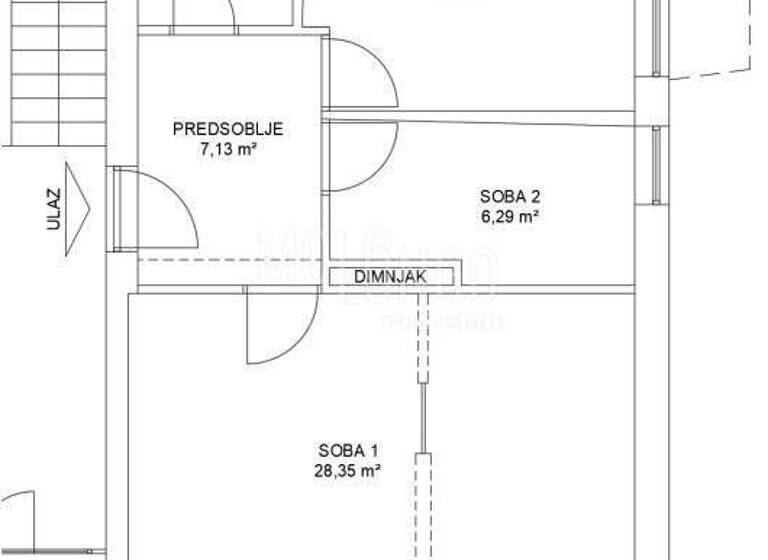 Wohnung zum Kauf 180.000 € 2 Zimmer 58 m² Trsat, Rijeka Trsat - Krimeja