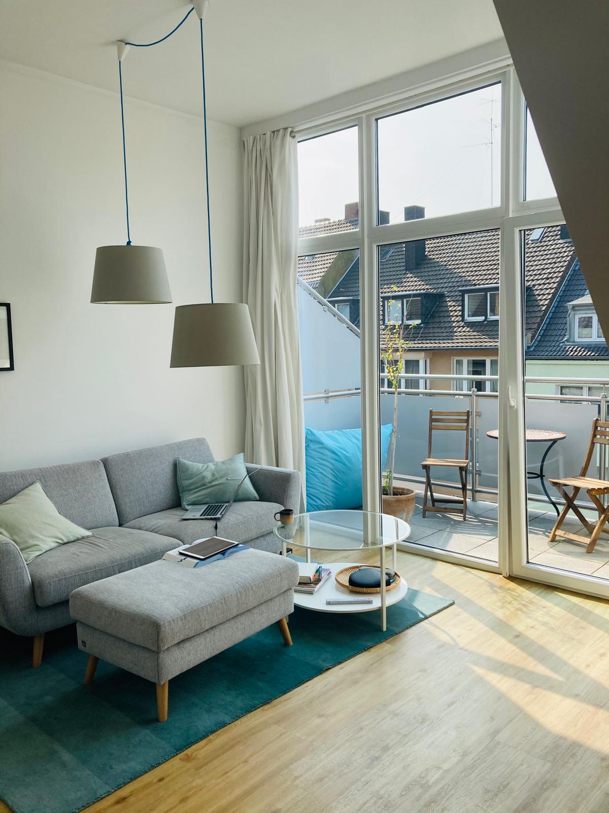 Maisonette zur Miete 825 € 2 Zimmer 55 m²<br/>Wohnfläche 5.<br/>Geschoss 01.02.2025<br/>Verfügbarkeit Mettmanner Str. 44 Flingern - Süd Düsseldorf 40233