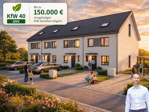 Reihenendhaus zum Kauf - Erstbezug 525.000 € 4,5 Zimmer 122,4 m² 215 m² Grundstück Herbolzheim Herbolzheim 79336