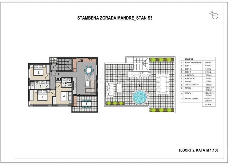 Wohnung zum Kauf 349.000 € 4 Zimmer 2. Geschoss Kolan 23250