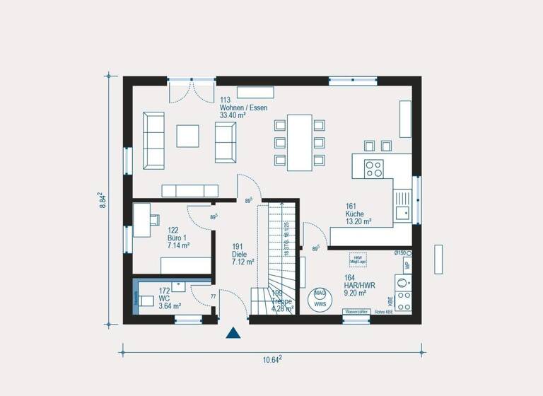Einfamilienhaus zum Kauf 580.211 € 4 Zimmer 151,2 m² 290 m² Grundstück Neuhofen 67141